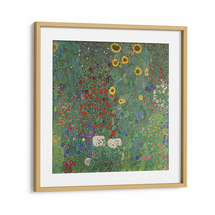 FARM GARDEN WITH SUNFLOWERS (1907) , VINTAGE PAINTINGS