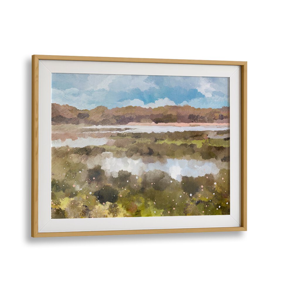 Experience tranquility with THE LOOKOUT, LANDSCAPE PAINTINGS, showcasing serene natural beauty for your home.