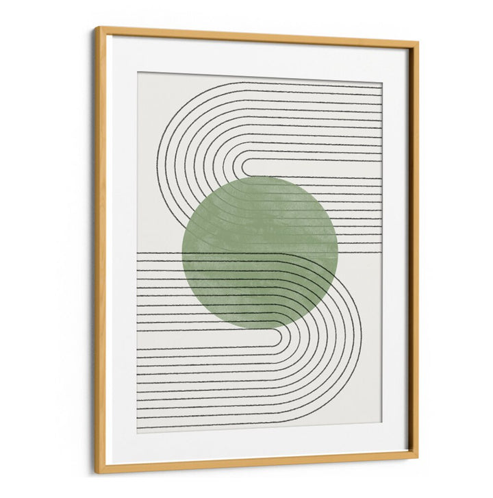 GREEN BALANCE NO.V , BOHO ART PAINTINGS