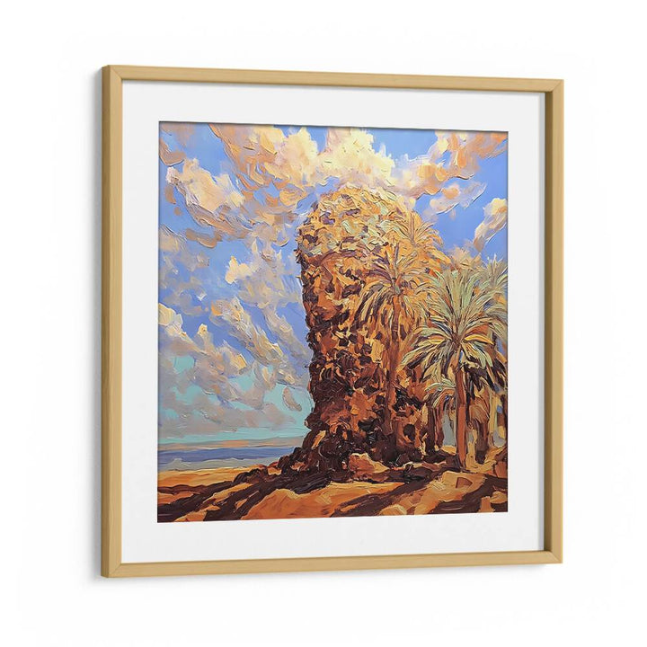 Luxurious wall art PALMS BY THE SEA, embodying coastal tranquility and perfect for enhancing home décor.