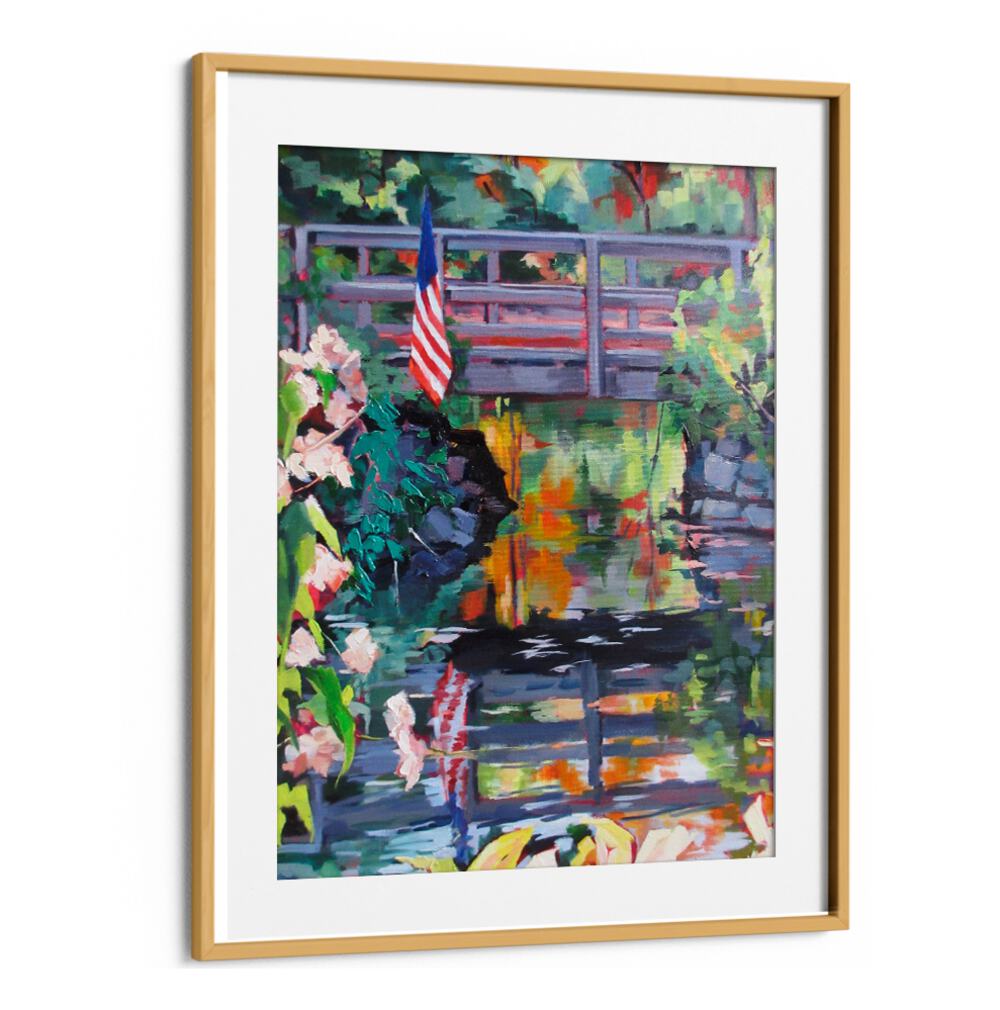 JULY 4 IN PRINCETON , LANDSCAPE PAINTINGS