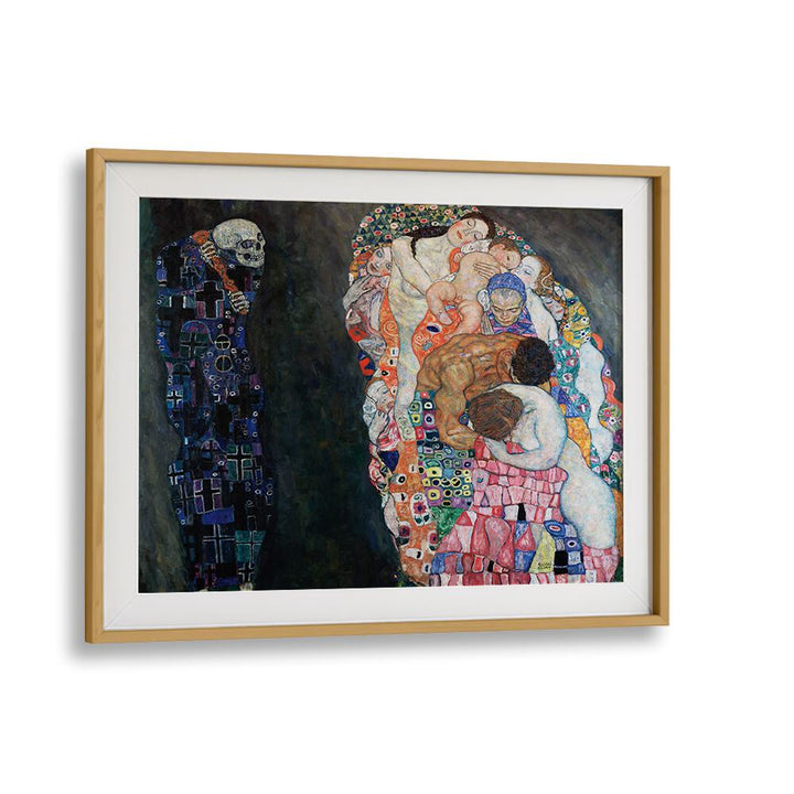 DEATH AND LIFE (1910-1915) BY GUSTAV KLIMT , VINTAGE PAINTINGS