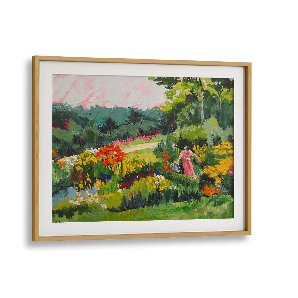 PLANTING A GARDEN , LANDSCAPE PAINTINGS