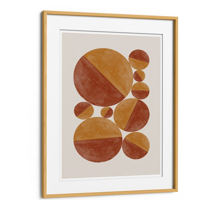 BURNT ORANGE BOLS BY THE MIUUS STUDIO , ABSTRACT PAINTINGS, ABSTRACT ART PRINTS