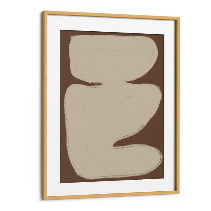 BEIGE CONTEMPORARY SHAPES BY THE MIUUS STUDIO , ABSTRACT PAINTINGS, ABSTRACT ART PRINTS