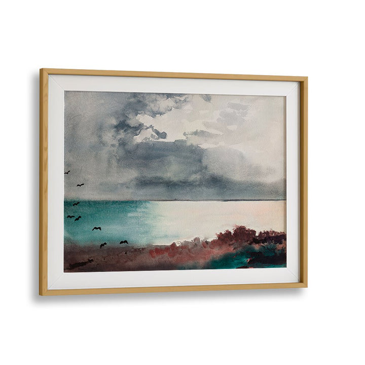 BREAKING STORM, COAST OF MAINE (1894)  ,VINTAGE PAINTINGS