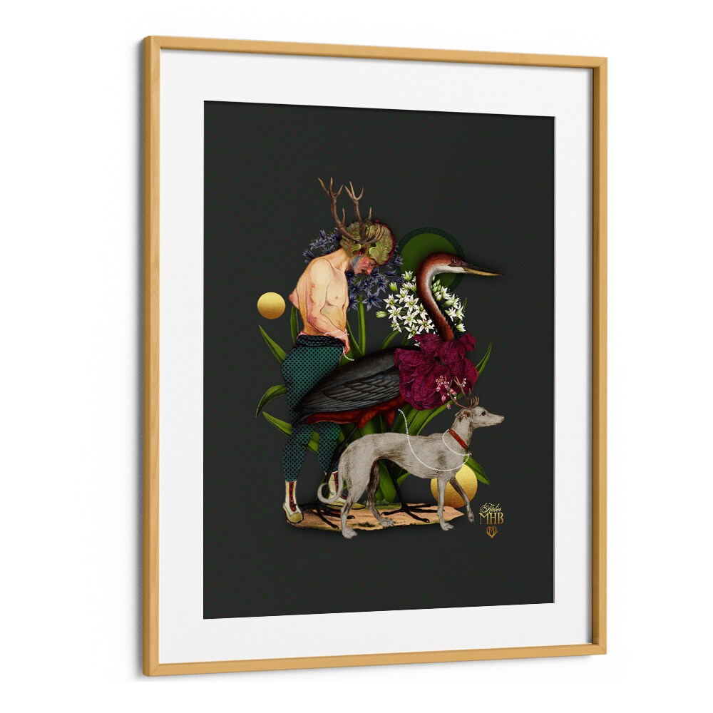 Whimsical ENCHANTED FOREST III, SURREAL ART PRINTS blend nature and fantasy, perfect for your artistic home decor.