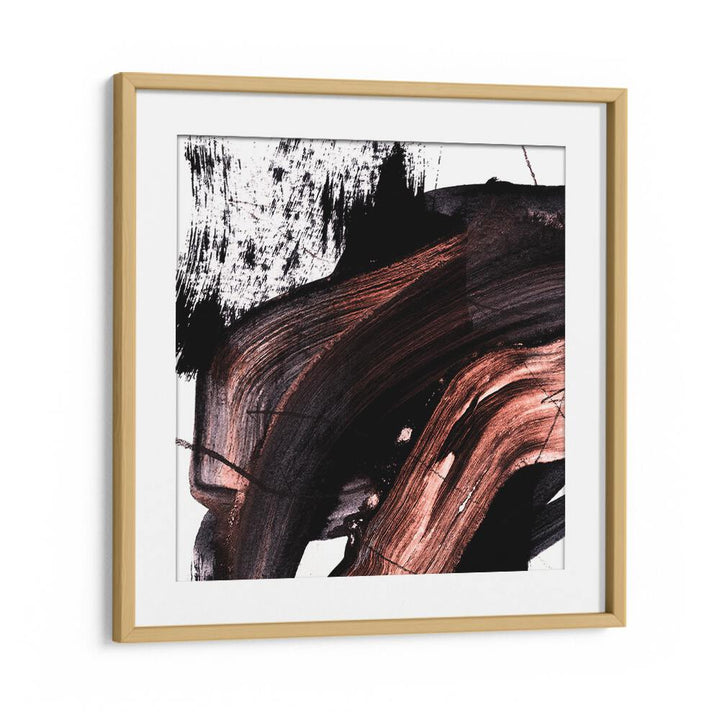 Stylish BS Abstract Paintings framed art featuring bold strokes, ideal for modern home décor accents.