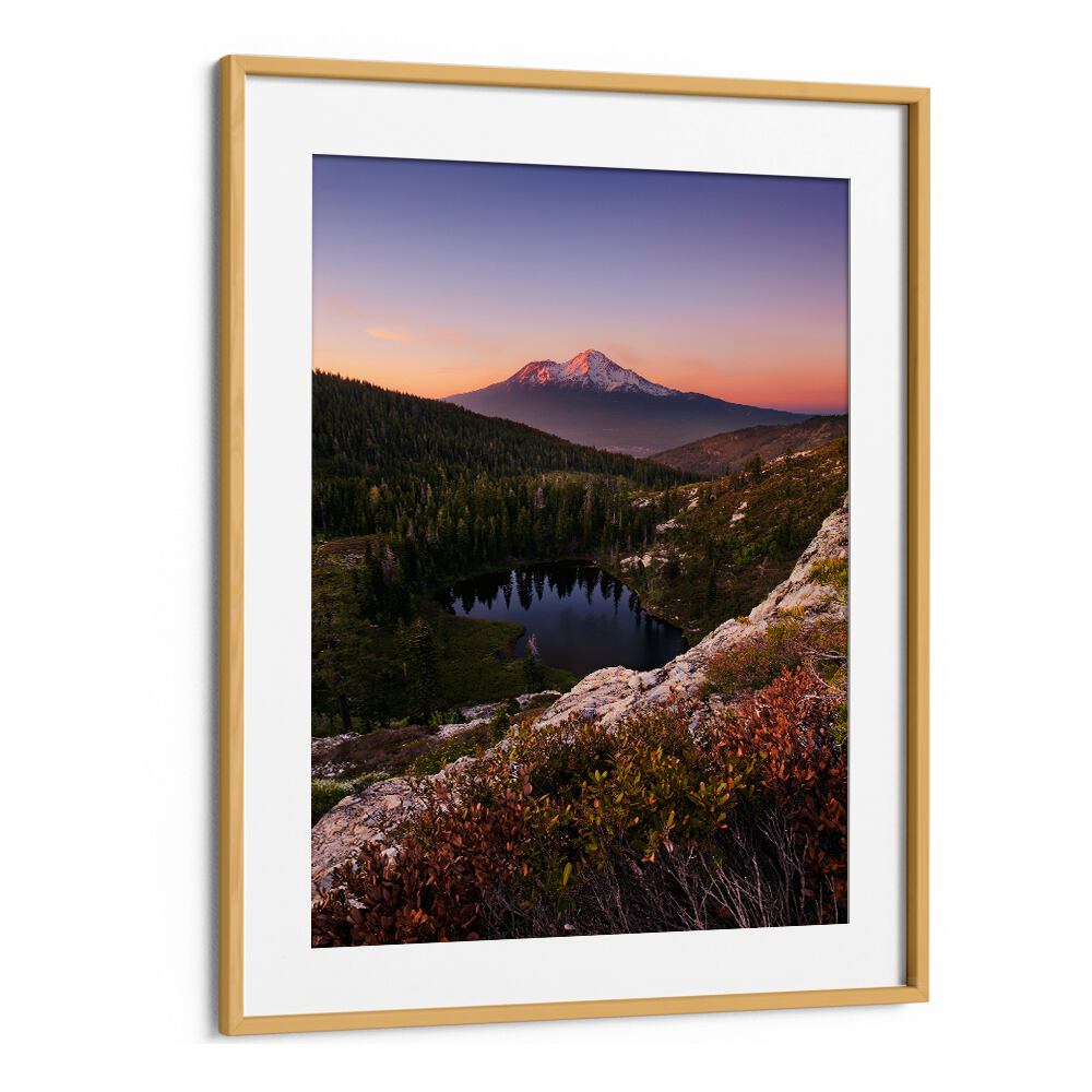 HEART LAKE VERTICAL BY STEFAN HEFELE , LANDSCAPE PHOTO PRINTS