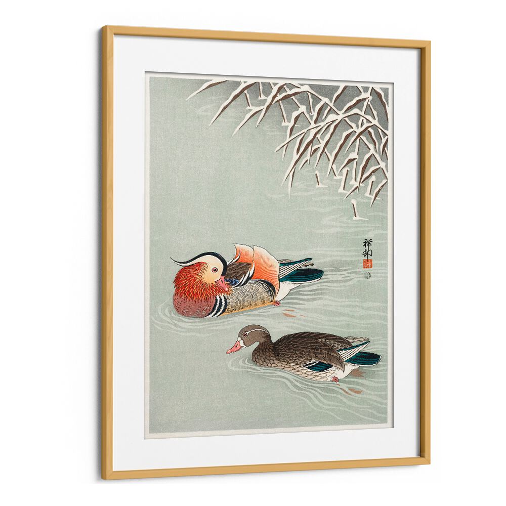 MANDARIN DUCKS (1925 - 1936)   , JAPANESE PAINTINGS , JAPANESE ART PRINTS