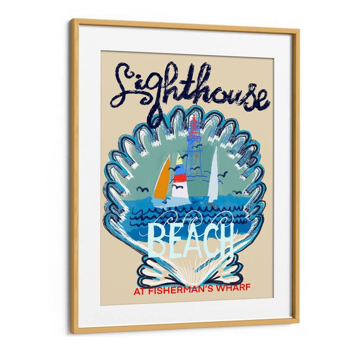 Colorful LIGHTHOUSE I, BEACH PAINTINGS artwork brings coastal charm to your space, enhancing tranquility and warmth.