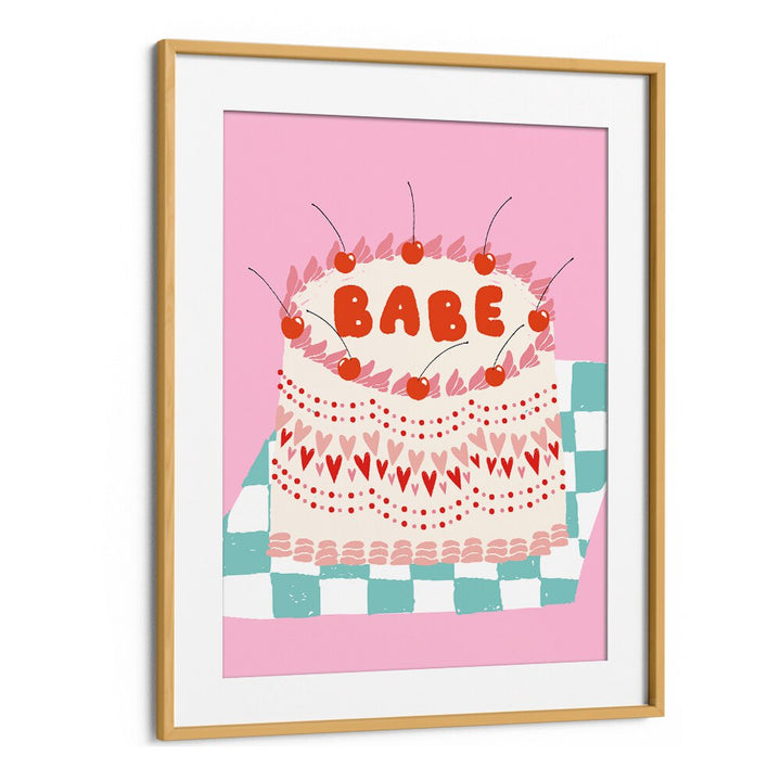 CAKE FOR MY BABE BY DUCHESS PLUM ,CAFE ART PRINTS , CAFE POSTERS