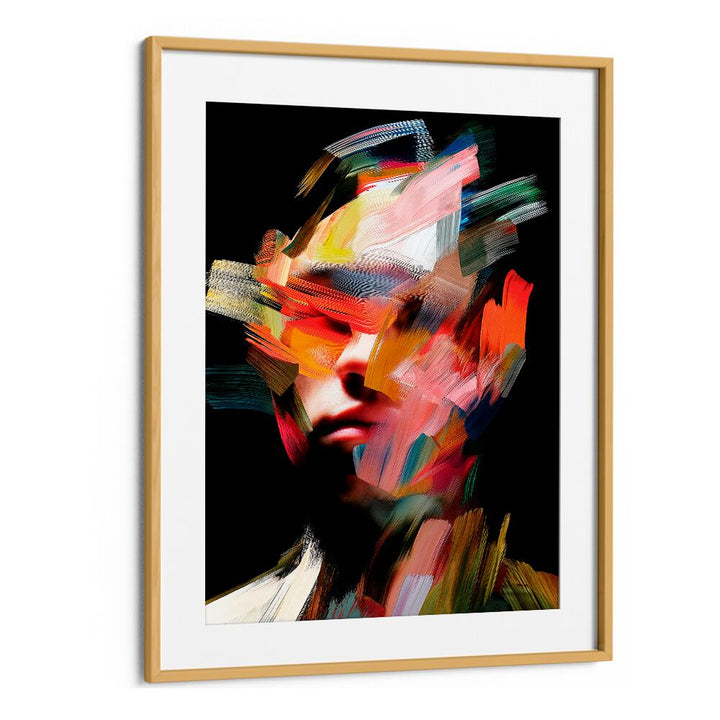 Colorful abstract representation in FACELESS VII, ABSTRACT PAINTINGS by Philippe HUGONNARD, perfect for modern decor.