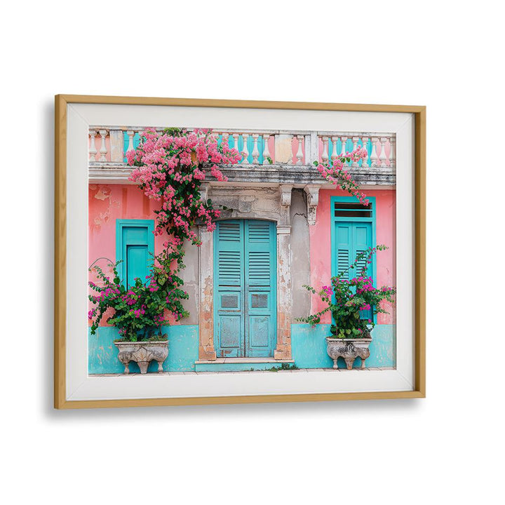 PASTEL COLONIAL FACADE , BEACH PAINTINGS