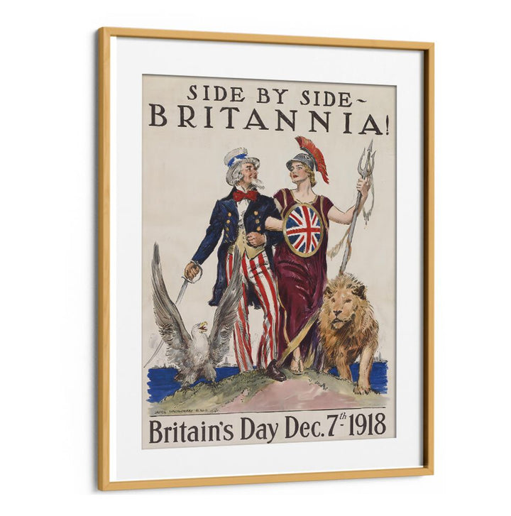 SIDE BY SIDE BRITANNIA , VINTAGE PAINTINGS