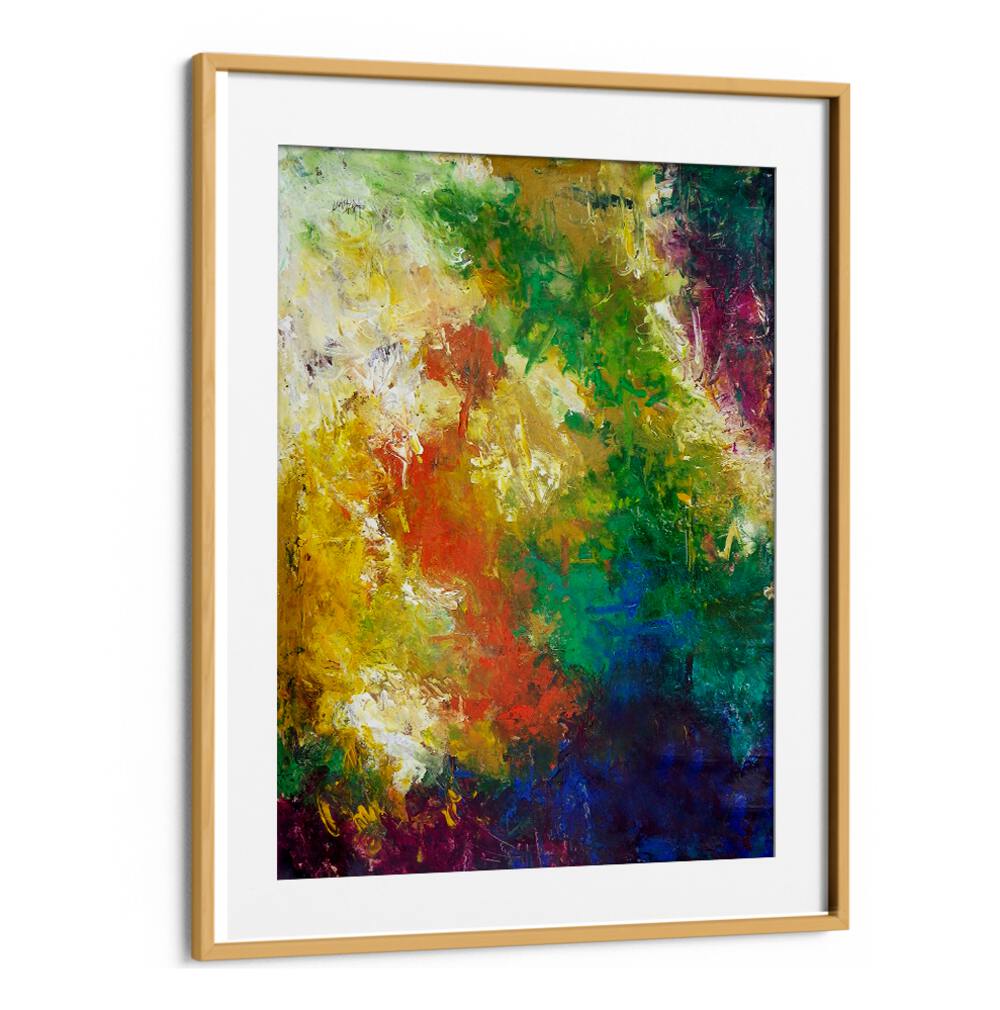 Vibrant ABSTRACTION DESIGN IX, ABSTRACT PAINTINGS adds bold color and artistic flair to your living space.