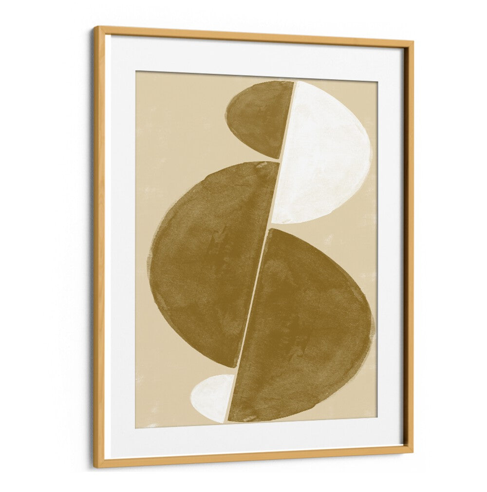 Stylish INTERACTION BALANCE NO. III, GEOMETRIC ART PRINTS, showcasing abstract forms and harmonious colors for your decor.