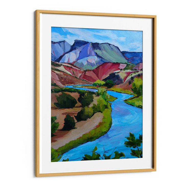 NEW MEXICO RIVER , LANDSCAPE PAINTINGS