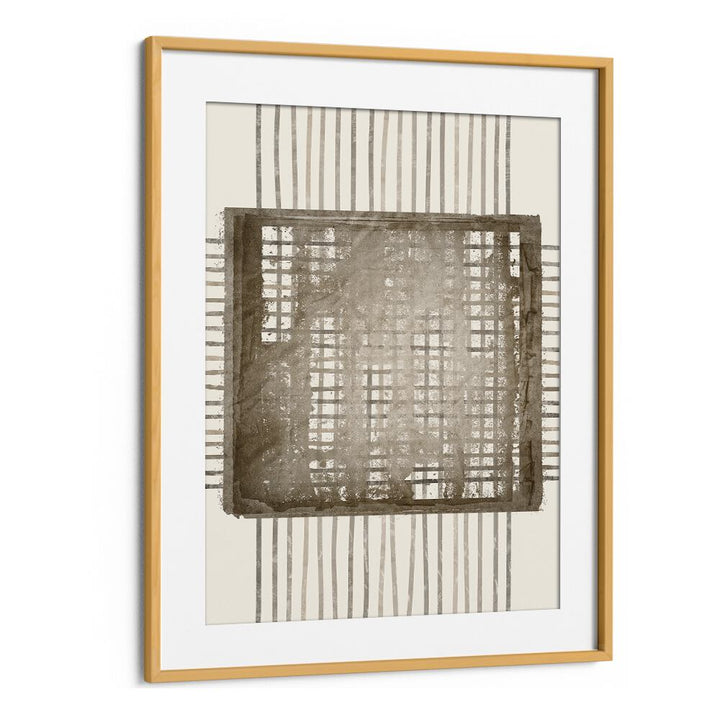 Stylish COCOA ROPES III, GEOMETRIC ART PRINTS framed artwork, perfect for modern home decor enthusiasts.
