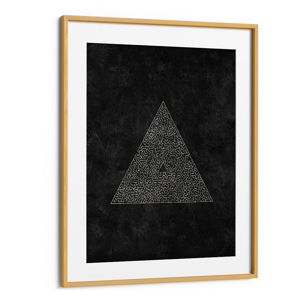 Captivating PYRAMID MAZE ESCAPE, GEOMETRIC ART PRINTS showcasing intricate abstract shapes for modern decor.