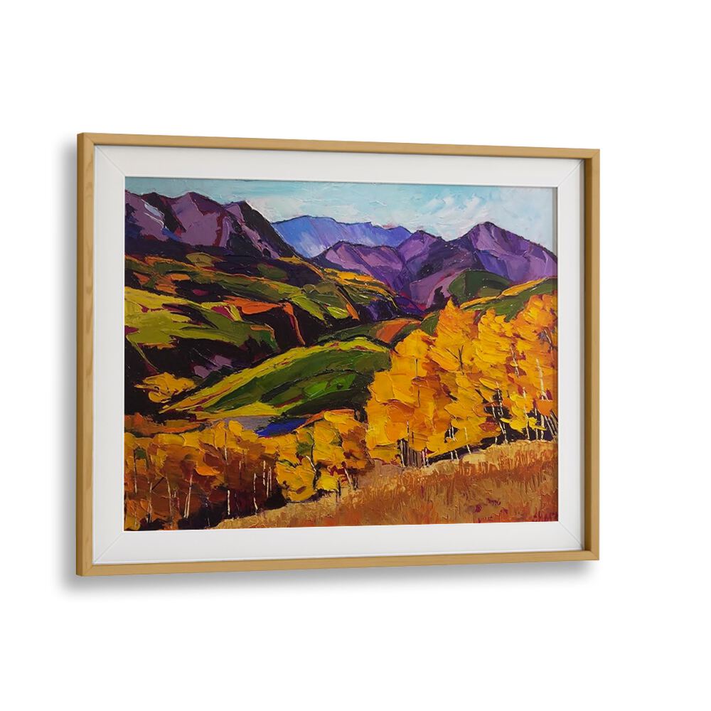 COTTON WOODS , LANDSCAPE PAINTINGS
