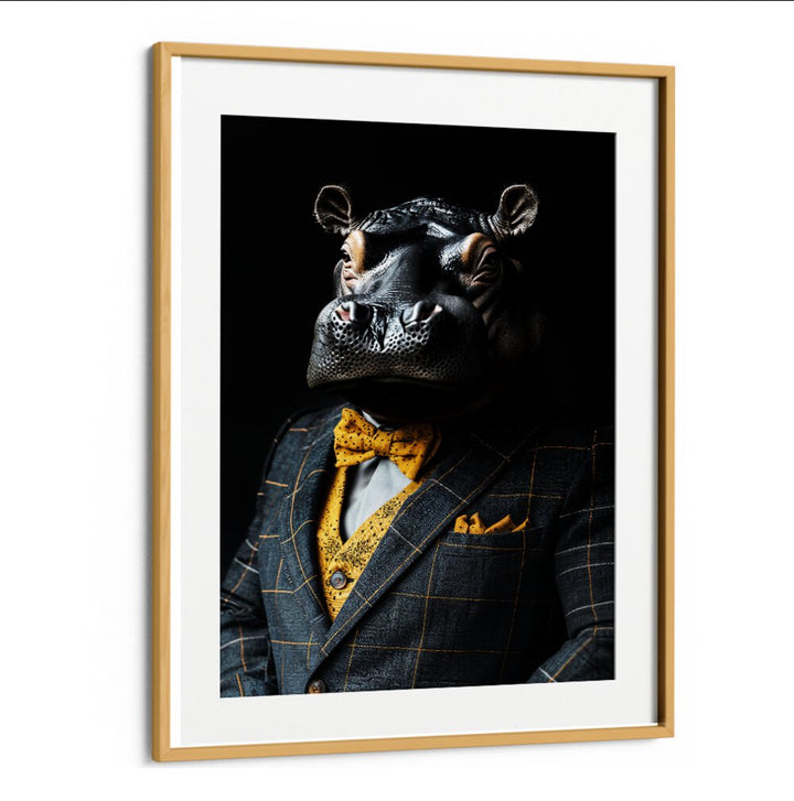 WILD SUITS - HIPPOPOTAMUS , ANIMAL PAINTINGS