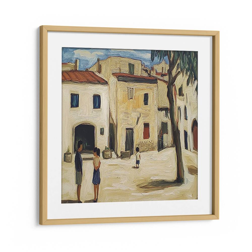 VILLAGE IN MALLORCA artwork captures the charm of Mediterranean life, perfect for enhancing your decor.