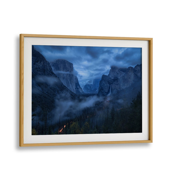 Stunning BLUE HOUR YOSEMITE, PHOTOGRAPHY PRINTS showcasing Yosemite's tranquil beauty, perfect for any art lover.