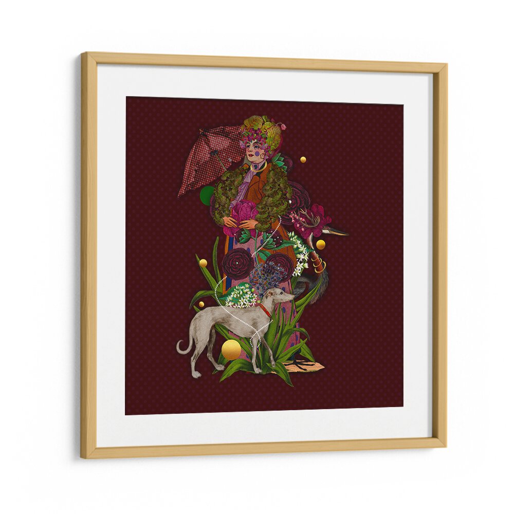 Captivating ENCHANTED FOREST IV, PORTRAITS artwork featuring a whimsical figure, perfect for enhancing any space.