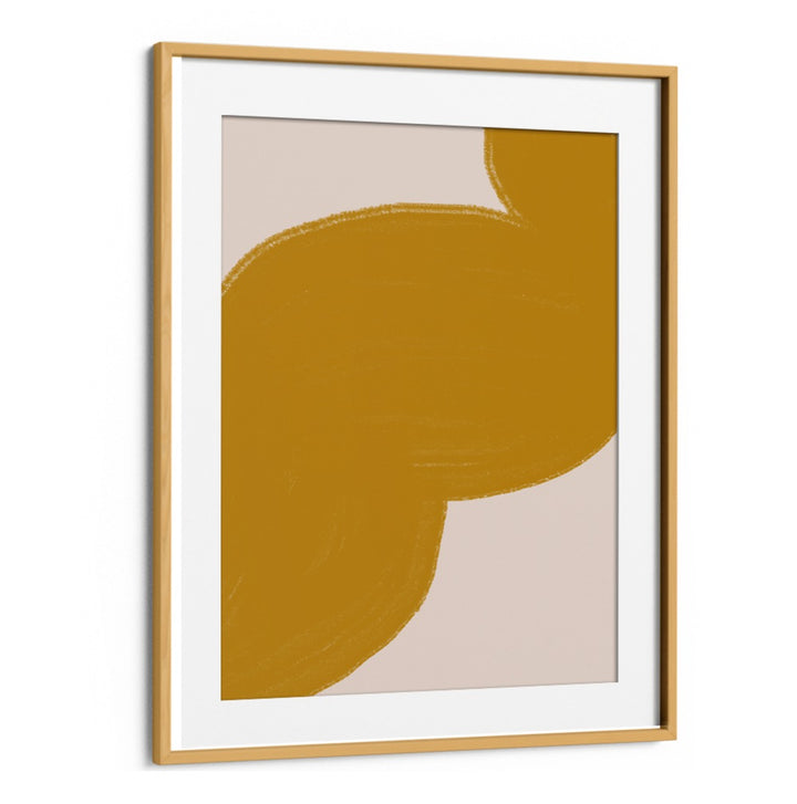 MUSTARD SHAPE ORGANIC , ABSTRACT PAINTINGS