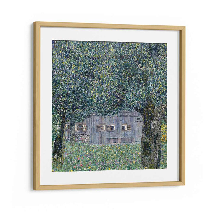 FARMHOUSE IN UPPER AUSTRIA (1911-1912) , VINTAGE PAINTINGS