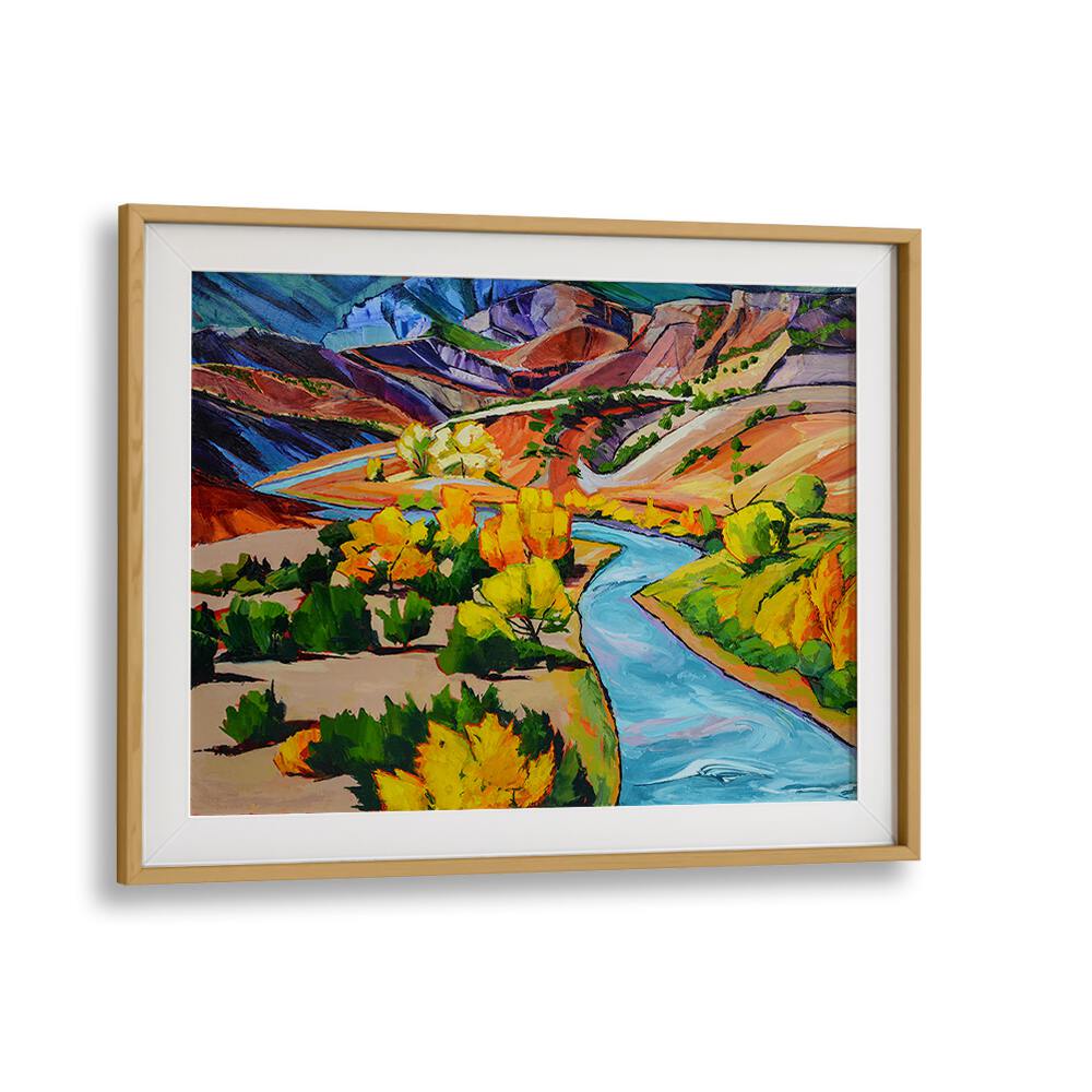 MEANDERING RIVER , LANDSCAPE PAINTINGS