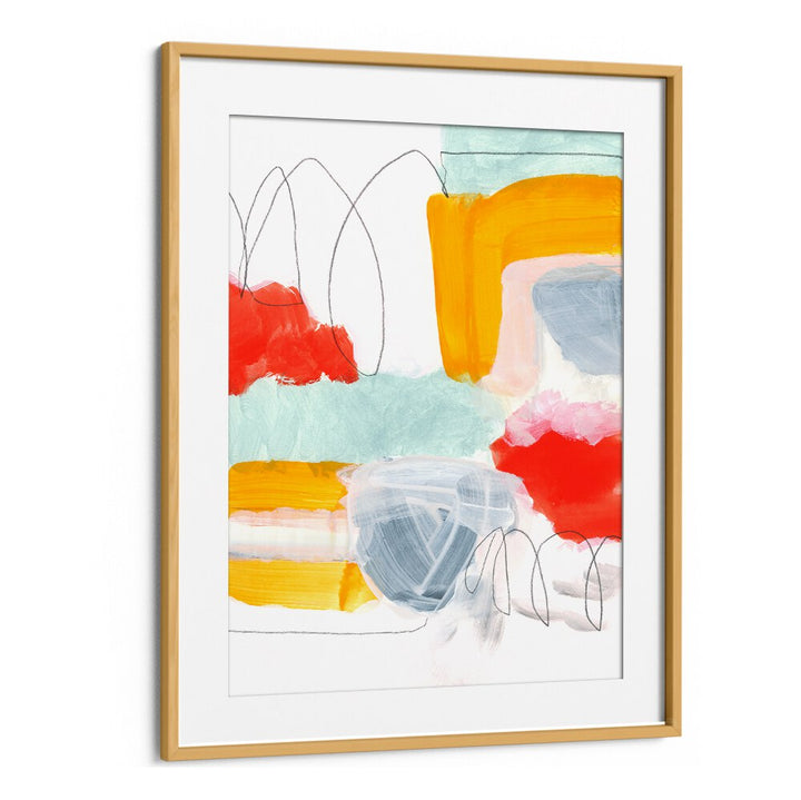 ABSTRACT PAINTING XVI features vibrant colors and shapes, perfect for adding elegance to your space with ABSTRACT PAINTINGS.