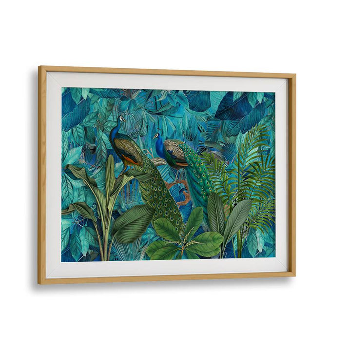 JUNGLE BIRDS GARDEN I BY ANDREA HAASE , WILDLIFE POSTERS, WILDLIFE PAINTINGS