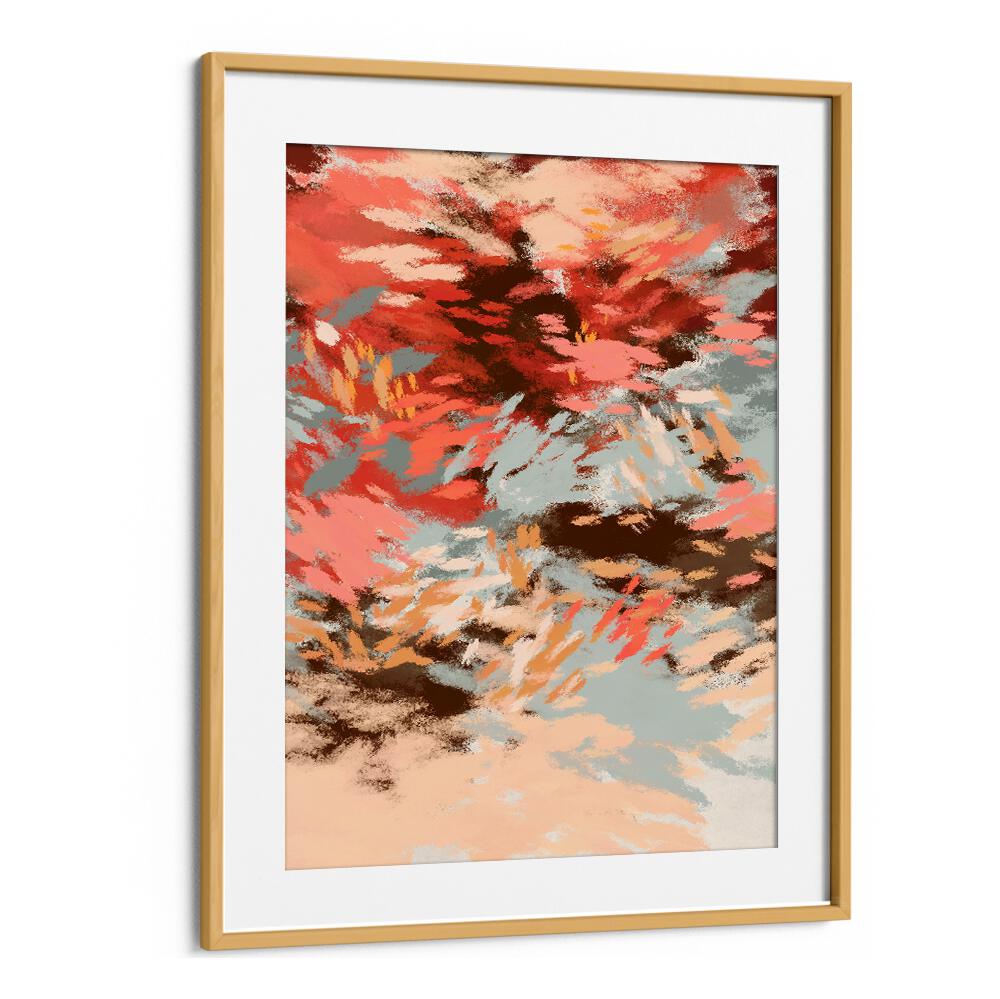 Warm earthy tones blend in AUTUMN SHADOWS I, ABSTRACT PAINTINGS, perfect for seasonal elegance in any space.
