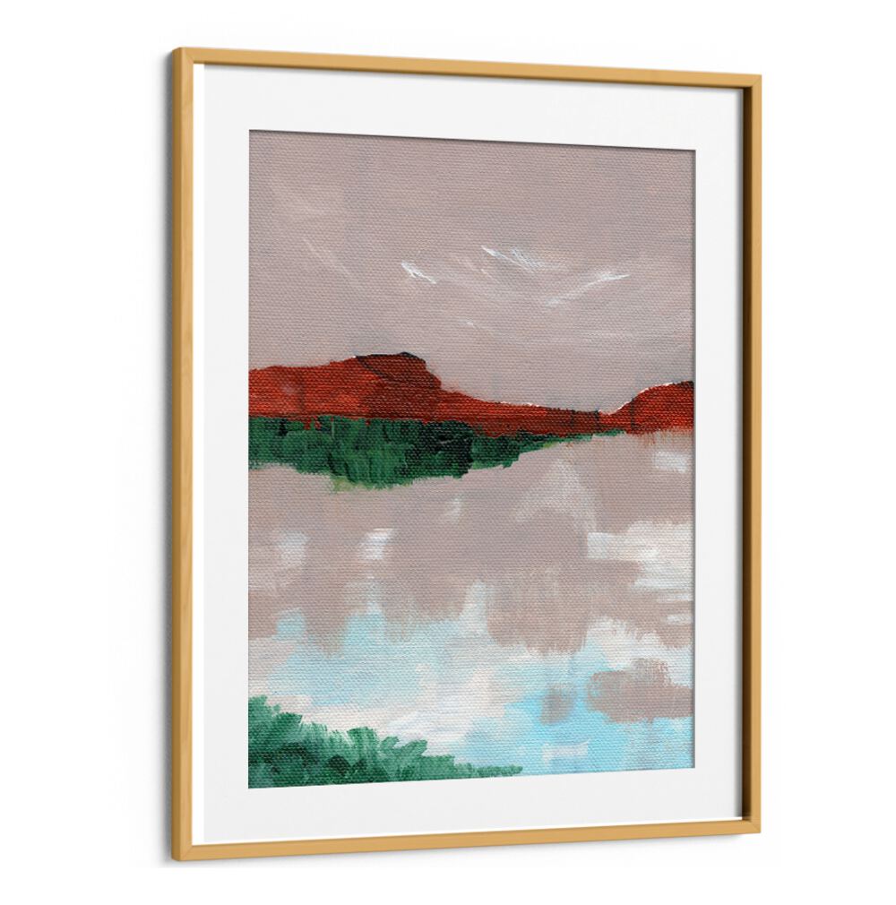LANDSCAPE WITH A LAKE , LANDSCAPE PAINTINGS