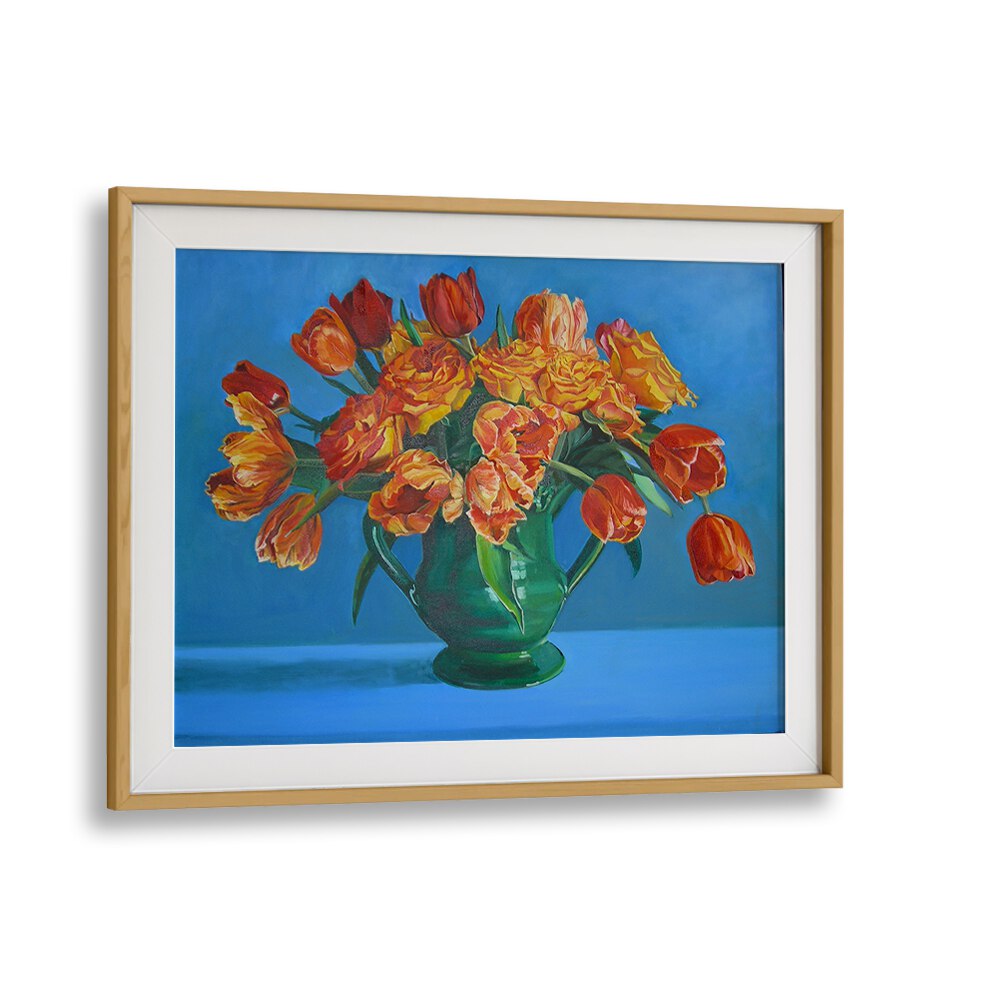 TULIPS , FLORAL FLOWER PAINTINGS