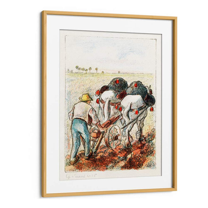 THE PLOW (1901)  , VINTAGE PAINTINGS