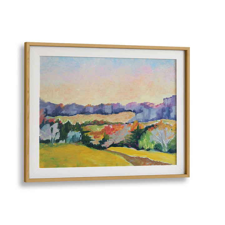 COVERED BRIDGE ROAD , LANDSCAPE PAINTINGS