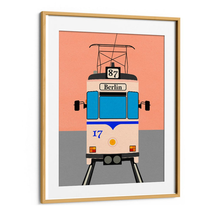 Stylishly framed BERLIN TRAM, CAR POSTERS capturing Berlin's iconic transport charm in modern design.