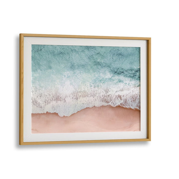 Serene BEACH VIBES III, BEACH PAINTINGS showcasing soft sands and waves, perfect for coastal decor.