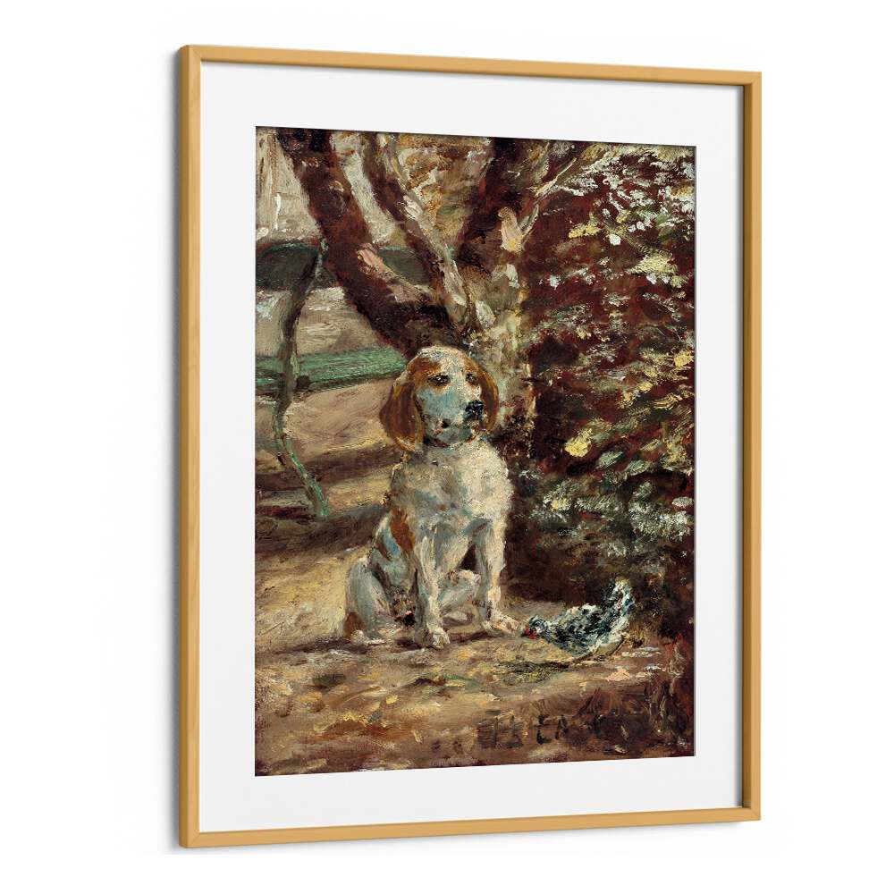 THE ARTIST'S DOG FLÈCHE (CA.1881) , VINTAGE PAINTINGS