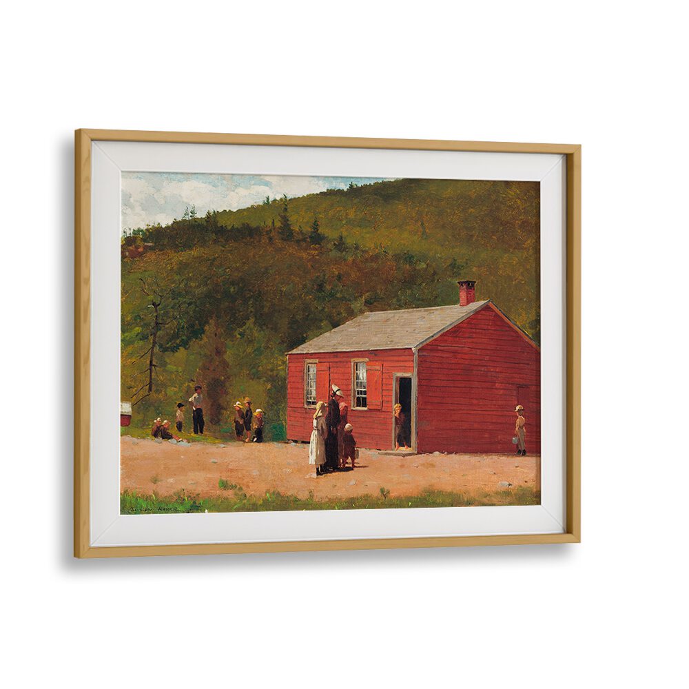 SCHOOL TIME (CA.1874) ,  VINTAGE PAINTINGS