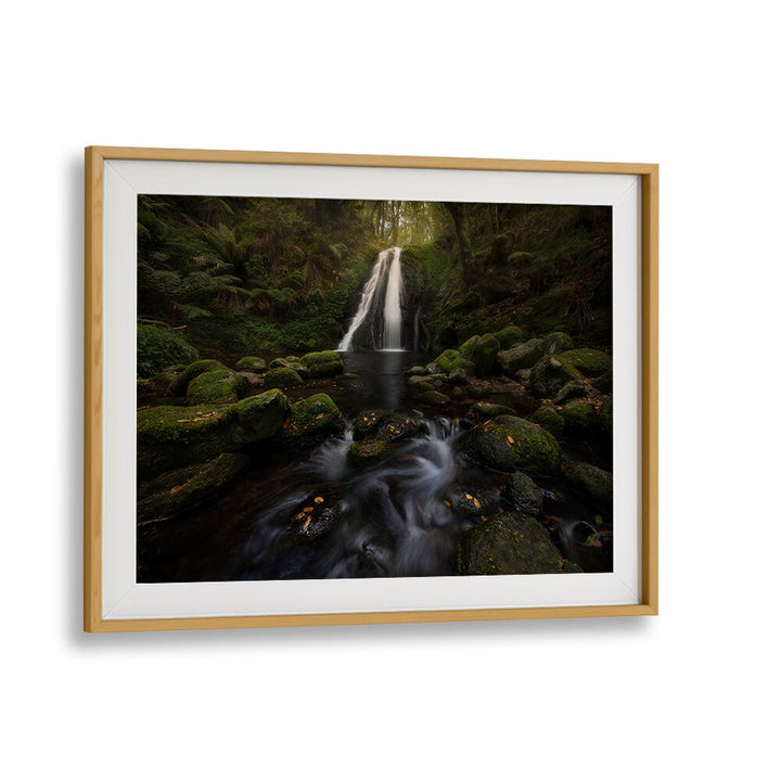 A GRACEFUL WATERFALL , LANDSCAPE PHOTO PRINTS