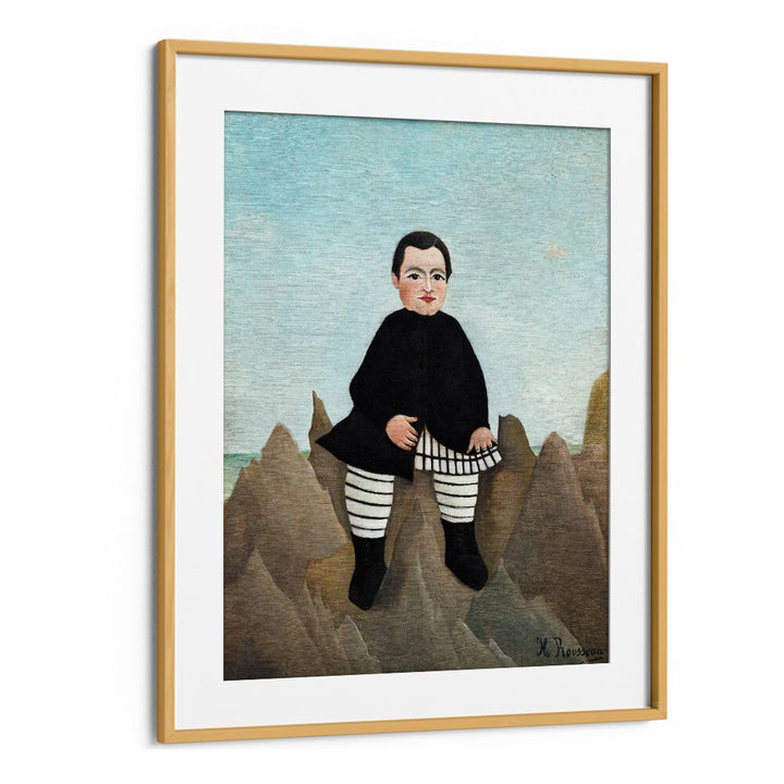 BOY ON THE ROCKS (1895–1897) , VINTAGE PAINTINGS