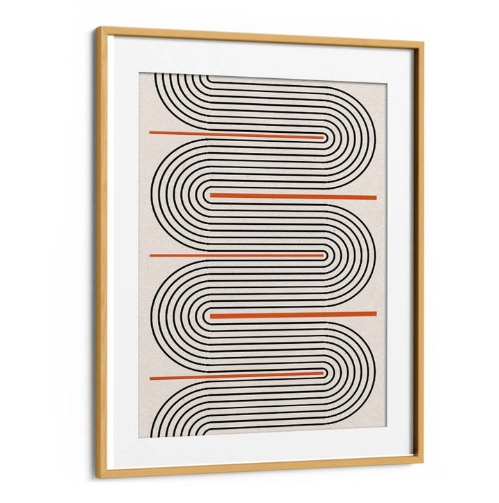 Stylish MODERN BALANCE NO.7, GEOMETRIC ART PRINTS, enhances decor with contemporary abstract design and vibrant lines.