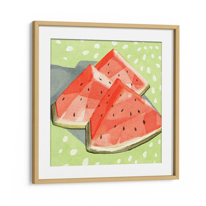 Vibrant WATERMELON II KITCHEN POSTERS bring a fresh, artistic touch to your kitchen decor, perfect for summer vibes.