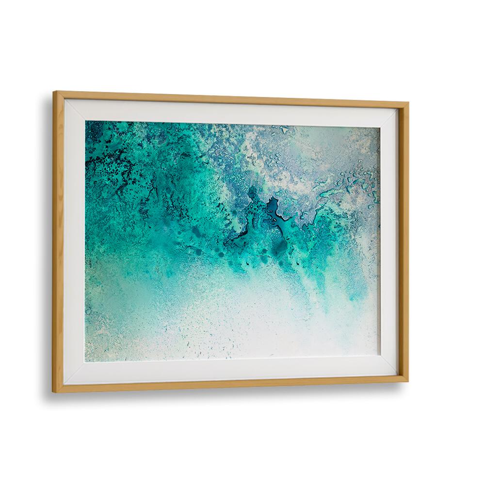 Vibrant TURQUOISE WHISPERING, ABSTRACT PAINTINGS showcasing tranquil hues to elevate your space's elegance.