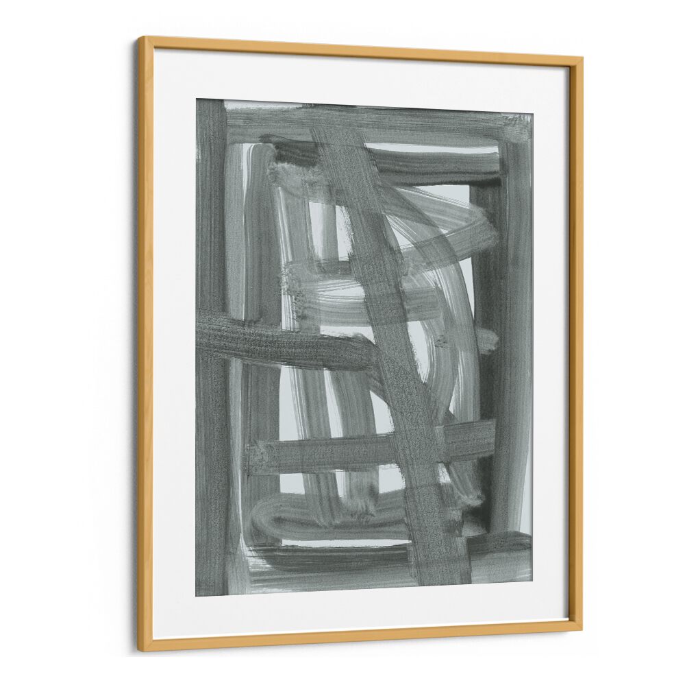 Modern gray abstract painting from the CONSTRUCT, ABSTRACT PAINTINGS collection, perfect for contemporary decor.