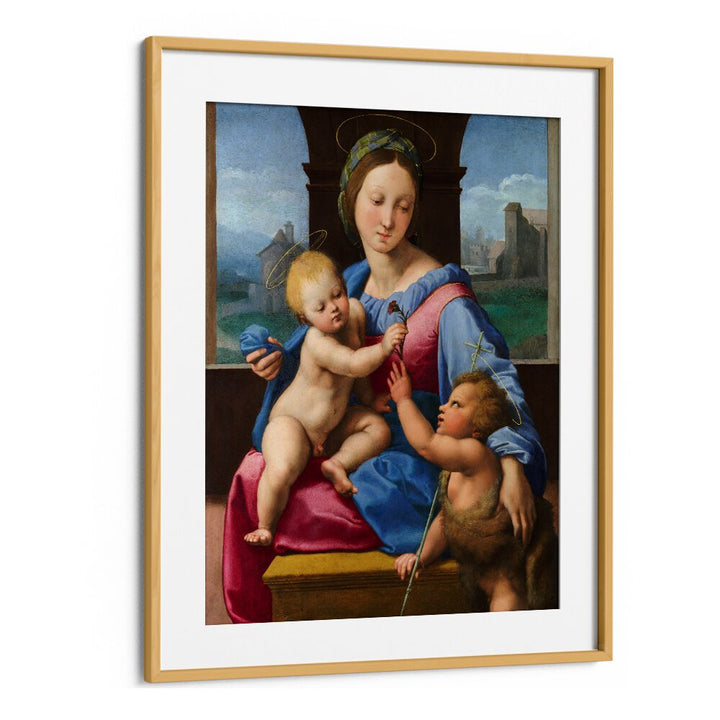 THE GARVAGH MADONNA (1509–1510) BY RAPHAEL RAFFAELLO , VINTAGE PAINTINGS